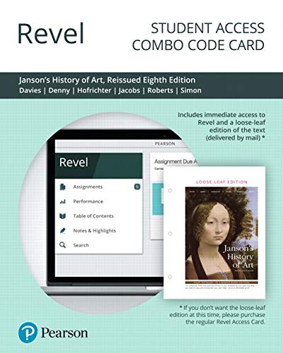9780135197806: Revel for Janson's History of Art: The Western Tradition, Reissued Edition -- Combo Access Card