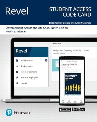 9780135198049: Development Across the Life Span Revel Access Card