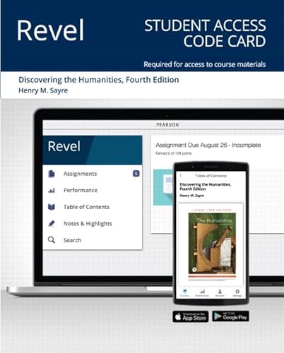 Stock image for Discovering the Humanities -- Revel Access Code for sale by Jenson Books Inc