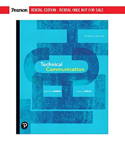 9780135203224: Technical Communication [RENTAL EDITION]
