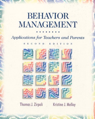 9780135205372: Behavior Management Appl Teachers Parent: Applications for Teachers and Parents