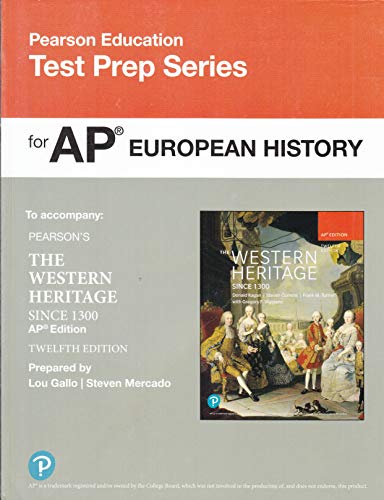 Stock image for Test Prep forThe Western Heritage Since 1300 12th Edition, AP Edition 2020 for sale by Better World Books