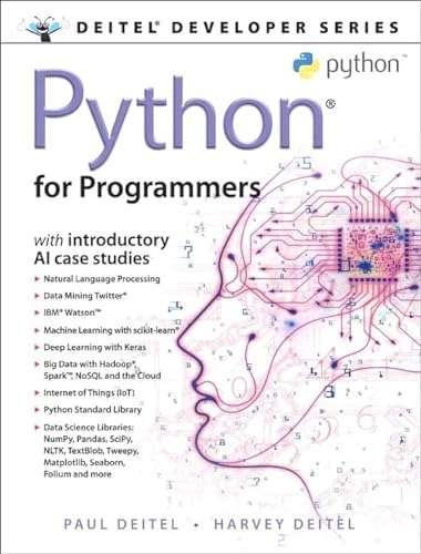 Beispielbild fr Python for Programmers: with Big Data and Artificial Intelligence Case Studies zum Verkauf von BooksRun