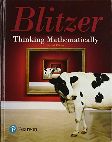 Stock image for Thinking Mathematically with Integrated Review Plus MyLab Math with Pearson eText -- 24 Month Access Card Package (7th Edition) for sale by Textbooks_Source