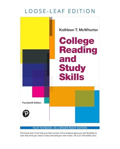 Beispielbild fr College Reading and Study Skills zum Verkauf von Textbooks_Source