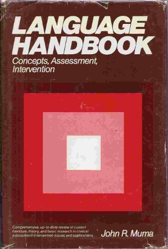 Beispielbild fr Language Handbook : Concepts, Assessment, Intervention zum Verkauf von Better World Books