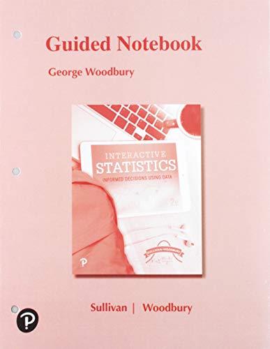 Beispielbild fr MyLab Statistics for Interactive Statistics: Informed Decisions Using Data eCourse -- Access Card -- PLUS Guided Notebook (2nd Edition) [No Binding ] zum Verkauf von booksXpress