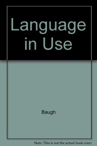 Stock image for Language in Use: Reading in Sociolinguistics for sale by HPB-Red