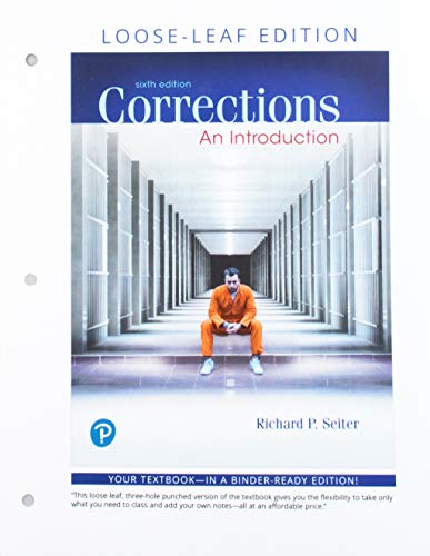 Imagen de archivo de Corrections: An Introduction, Loose-Leaf Edition (6th Edition) a la venta por SGS Trading Inc