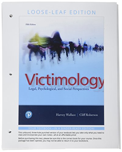 Beispielbild fr Victimology: Legal, Psychological, and Social Perspectives zum Verkauf von Palexbooks