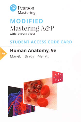 Stock image for Human Anatomy Modified Mastering A&p With Pearson Etext Standalone Access Card: Includes Digital Download for sale by Revaluation Books