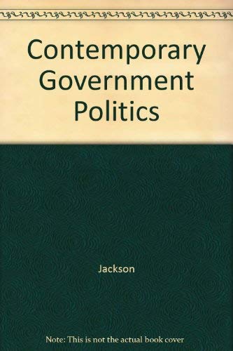 Imagen de archivo de Contemporary Government Politics a la venta por ThriftBooks-Atlanta