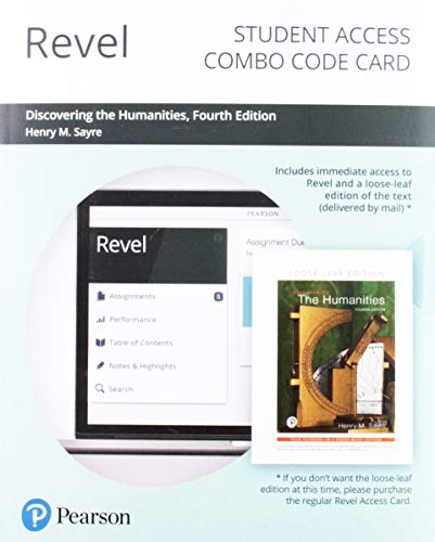 Stock image for Discovering the Humanities -- Revel + Print Combo Access Code for sale by Books Unplugged