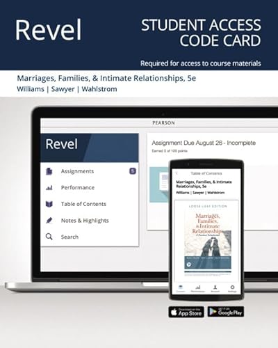 Stock image for Revel for Marriages, Families, and Intimate Relationships -- Access Card for sale by Revaluation Books