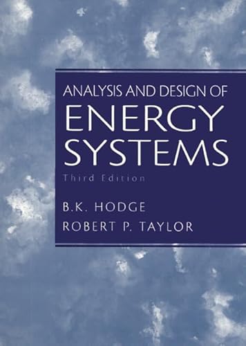 9780135259733: Analysis and Design of Energy Systems
