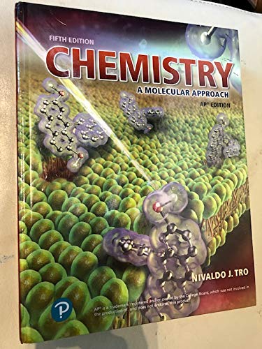 

Chemistry A Molecular Approach 5th Edition AP Edition
