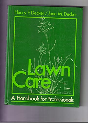 Lawn Care: a Handbook for Professionals