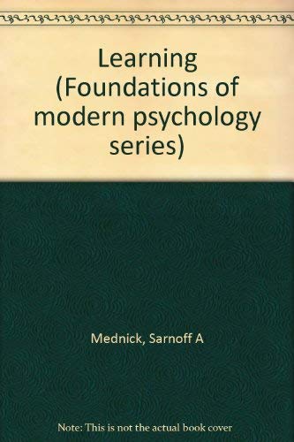 9780135271018: Learning (Foundations of Modern Psychology)