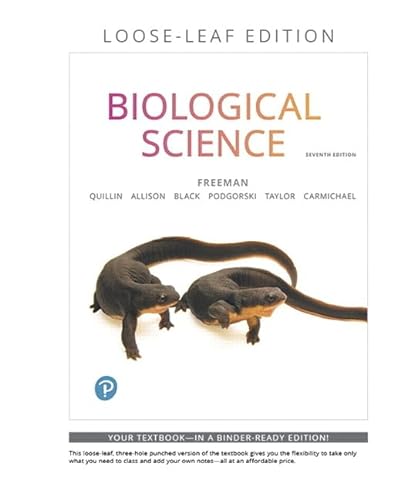 9780135276839: Biological Science, Loose-Leaf Plus Mastering Biology with eText -- Access Card Package (7th Edition)