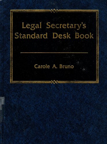 Stock image for Legal Secretary's Standard Desk Book for sale by ThriftBooks-Atlanta