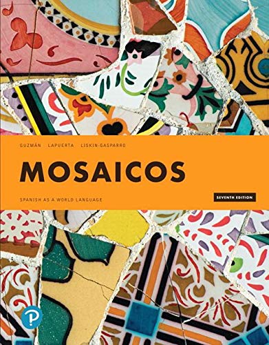 Beispielbild fr Mosaicos : Spanish As a World Language -- Loose-Leaf Edition zum Verkauf von Better World Books