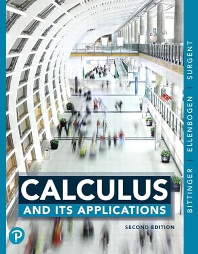 9780135308028: Calculus and Its Applications Plus Mylab Math With Pearson Etext -- 24-month Access Card Package