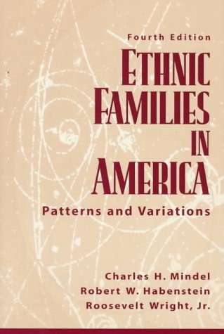 Stock image for Ethnic Families in America : Patterns and Variations for sale by Better World Books