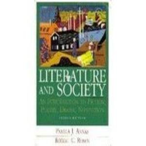 Beispielbild fr Literature and Society : An Introduction of Fiction, Poetry, Drama, Nonfiction zum Verkauf von Better World Books