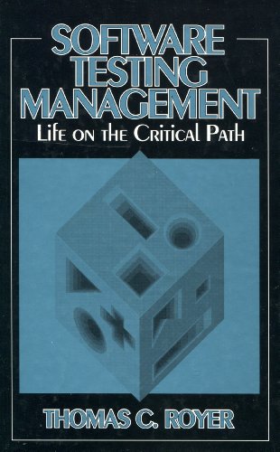 9780135329870: Software Testing Management: Life on the Critical Path