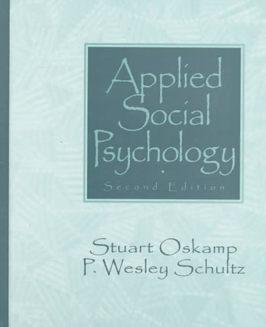 Stock image for OSKAMP: APP SOC PSYCH _c2 (2nd Edition) for sale by SecondSale