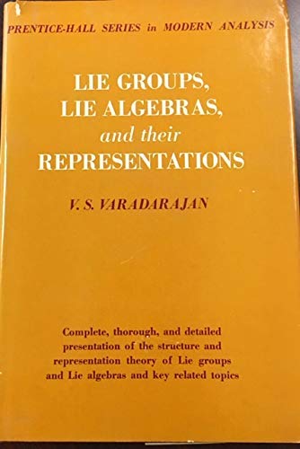 9780135357323: Lie Groups, Lie Algebras and Their Representatives (Modern Analysis S.)