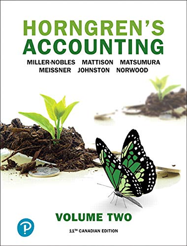 9780135359785: Horngren's Accounting, Volume 2, Eleventh Canadian Edition Plus MyLab Accounting -- Access Card Package (11th Edition)
