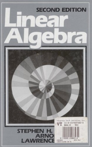 Beispielbild fr Linear Algebra zum Verkauf von GridFreed