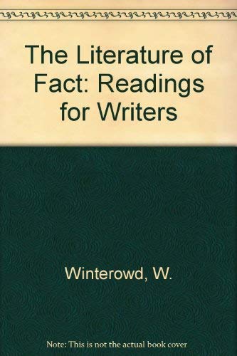 Imagen de archivo de The Literature of Fact : Readings for Writers a la venta por Better World Books: West