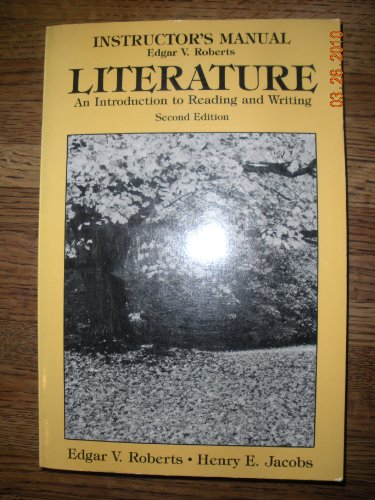 Beispielbild fr Literature: An Introduction to Reading and Writing zum Verkauf von HPB-Red