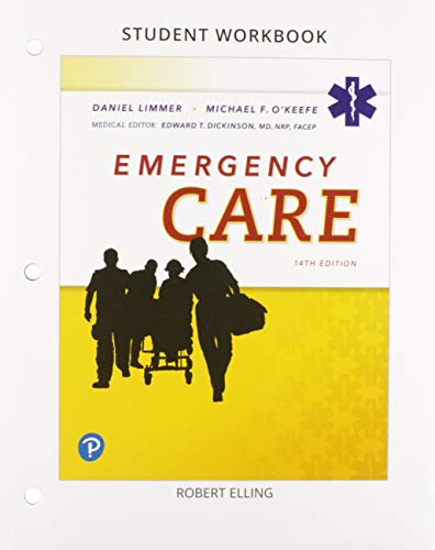 Beispielbild fr Workbook for Emergency Care zum Verkauf von Grumpys Fine Books
