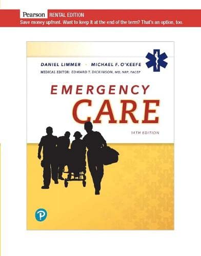 Imagen de archivo de Emergency Care [RENTAL EDITION] a la venta por Books Unplugged
