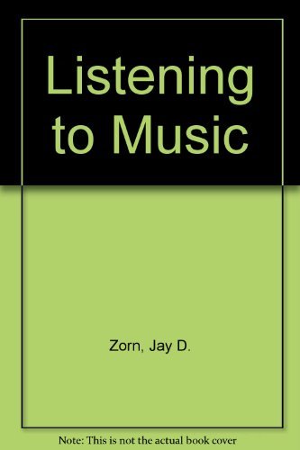 Beispielbild fr Listening to Music zum Verkauf von Wonder Book