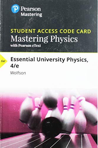 Stock image for Mastering Physics with Pearson eText -- Standalone Access Card -- for Essential University Physics (4th Edition) for sale by jasonybooks