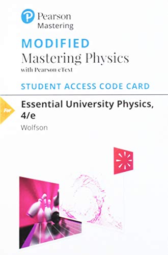 Imagen de archivo de Modified Mastering Physics with Pearson eText -- Standalone Access Card -- for Essential University Physics (4th Edition) a la venta por jasonybooks