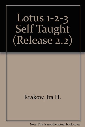 Lotus 1-2-3 Self-Taught (9780135406670) by Krakow, Ira