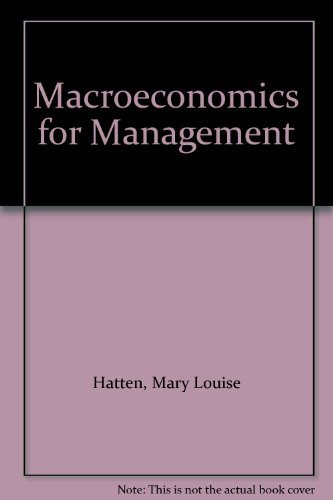 Stock image for Macroeconomics for Management for sale by Wonder Book