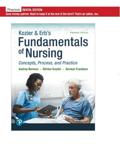 9780135428733: Kozier & Erb's Fundamentals of Nursing: Concepts, Process and Practice