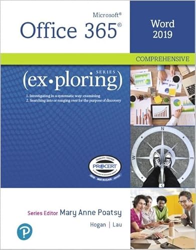 Beispielbild fr Exploring Microsoft Word 2019 Comprehensive zum Verkauf von Textbooks_Source