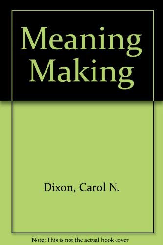 Stock image for Meaning Making: Directed Reading and Thinking Activities for Second Language Students for sale by dsmbooks