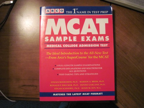 Beispielbild fr McAt Sample Exams (Arco Academic Test Preparation Series) zum Verkauf von Robinson Street Books, IOBA