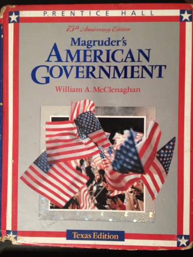 9780135445600: Magruders American Government, 1993: Texas