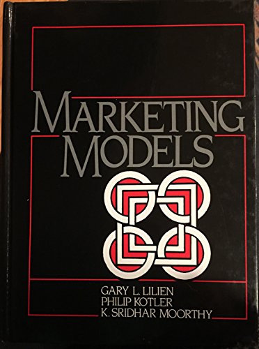 Imagen de archivo de Marketing Models a la venta por Better World Books