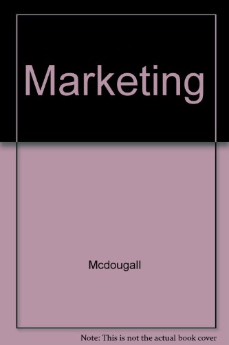 Stock image for Marketing; Canadian Second Edition for sale by Buchstube Tiffany