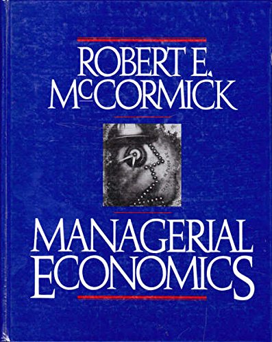 Beispielbild fr Managerial Economics zum Verkauf von ThriftBooks-Atlanta